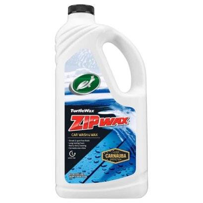TW. ZIP  WAX  CAR  WASH  64  OZ.  เทอร์เทิ่ลแว็กซ์ ซิบแว็กซ์ คาร์ว็อช แชมพูผสใแว็กซ์ที่ขายดีที่สุดทีทำความสะอาด และให้ความเงางามกับสีรถ