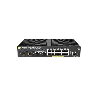 Aruba 2930F 12G PoE+ 2G/2SFP+ Switch (12 x PoE+ ports, 2SFP+ ports, 139W)