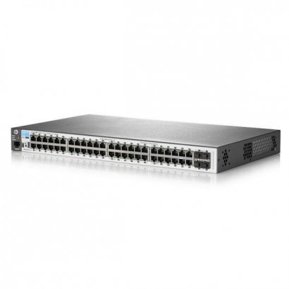 Aruba 2530-48-PoE+ Switch (48 x 10/100 PoE+ ports, 2 x 10/100/1000 ports, 2 SFP ports, 382W)