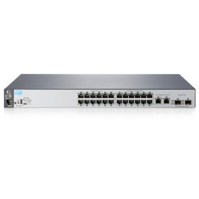 Aruba 2530-24 Switch (24 x 10/100 ports, 2 x  10/100/1000 ports, 2 SFP ports)