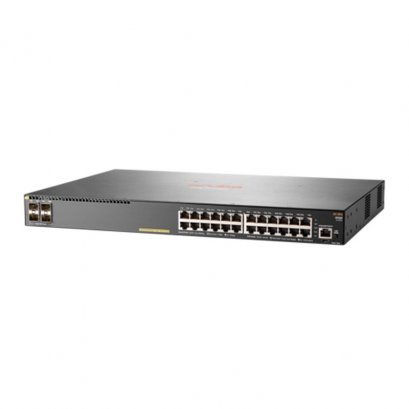 Aruba 2930F 24G PoE+ 4SFP Swch (24 x PoE+ ports, 4 SFP ports, 370W)