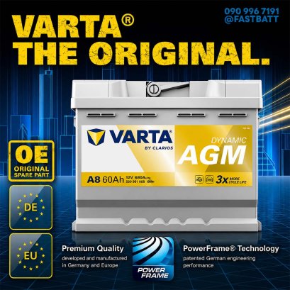 VARTA AGM 60Ah (DE/EU)