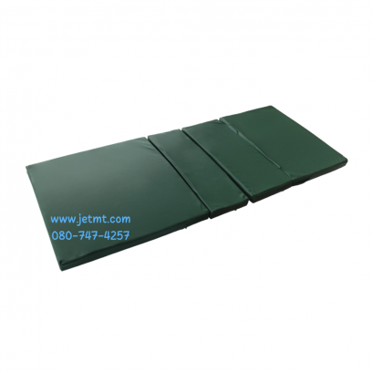 ที่นอนฟองน้ำหุ้มหนังเทียม แบบพับ 4 ตอน หนา 3 นิ้ว (PI)