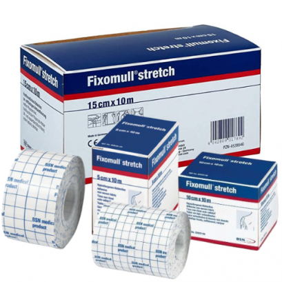 แผ่นปิดแผล Fixomull Stretch ฟิกซ์โซมูล