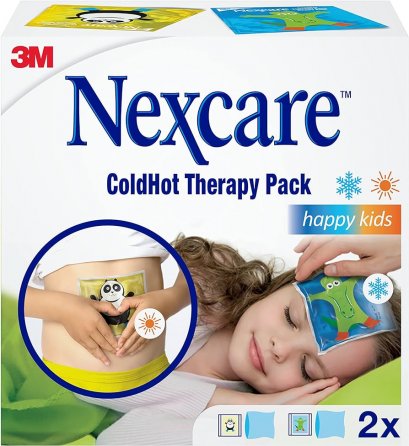 NexcareTM ColdHot Therapy Pack Happy Kids เน็กซ์แคร์ อุปกรณ์ประคบเย็นร้อน แฮ้ปปี้ คิดส์