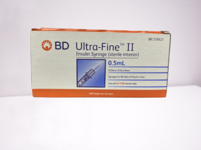 BD UItra-fine II short needle insulin syringe