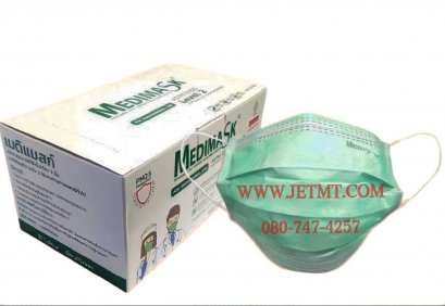 หน้ากากอนามัย Level 2 ยี่ห้อ MEDIMASK (50ชิ้น/กล่อง)