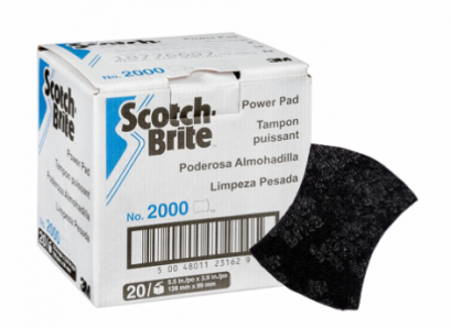 Scotch-Brite™ Power Pad No.2000 แผ่นใยขัดสก๊อตไบรต์ รุ่น 2000