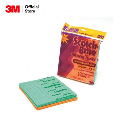 Scotch-Brite 3M General Purpose Sponge Cloth ผ้าฟองน้ำอเนกประสงค์