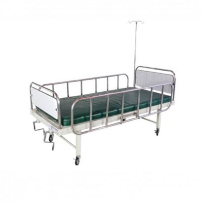 เตียงผู้ป่วย 2 ไกร์ มือหมุน รุ่น PS01(PP)