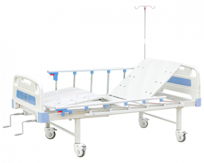 เตียงผู้ป่วย 2 ไกร์ มือหมุน รุ่น PS08