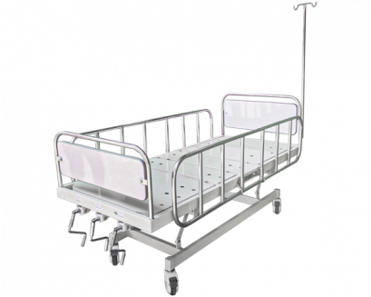 เตียงผู้ป่วย 3 ไกร์ มือหมุน รุ่น PS11