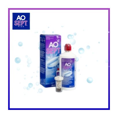 Aosept Plus น้ำยาแช่คอนแทคเลนส์ 360 mL