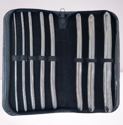 เครื่องมือขยายปากมดลูก เฮก้า 8 ชิ้น (Hegar Uterine Dilator set of 8)