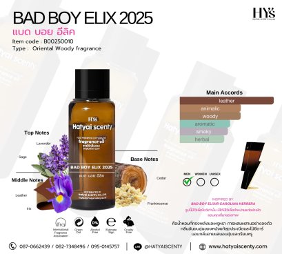 BAD BOY ELIX 2025  แบด บอย อีลิค 2025