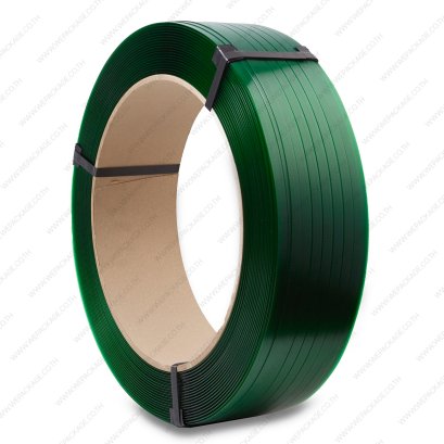 สายรัดพลาสติก PET ขนาด 15.5mm. แบบมีลาย (Embossed)