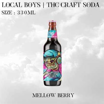 THC Craft Soda | Mellow Berry