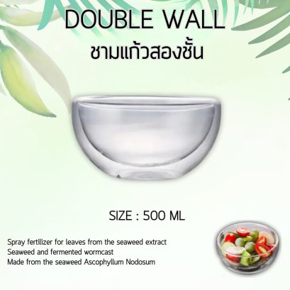 ชามแก้วสองชั้น