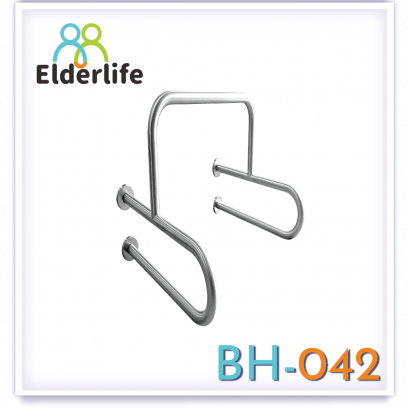 ราวจับผู้สูงอายุ Elderlife สำหรับโถปัสสาวะชาย สแตนเลส 304 รุ่น BH-042