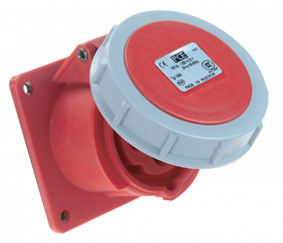 เต้ารับแบบฝังทรงตรง ชนิดกันน้ำ (IP67)