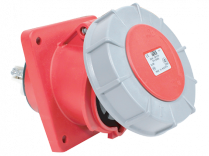 เต้ารับแบบฝังทรงเฉียง ชนิดกันน้ำ (IP67)