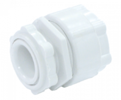 ข้อต่อชนิดกันน้ำ (สีขาว) 32 มม.