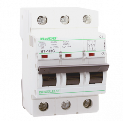 อุปกรณ์ตัดไฟอัตโนมัติ 3 โพล 10-15KA