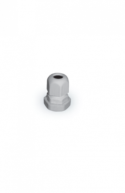 เคเบิ้ลแกลนด์มีเกลียวล็อค (สีเทา) PG Thread Cable Glands with Locknut