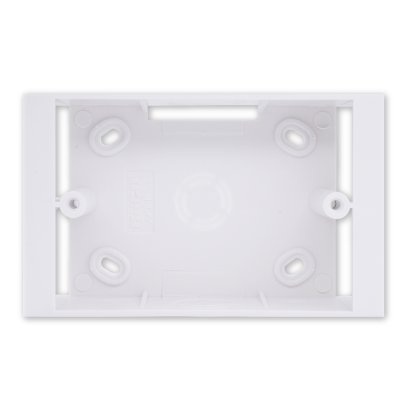 Surface Mounting Box for 1,2,3 Gang Frame White Color