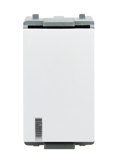 สวิตช์2ขั้ว มีไฟสัญญาณ LED สีฟ้า รุ่น Deco