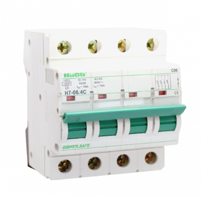 อุปกรณ์ตัดไฟอัตโนมัติ 4 โพล 10-15KA