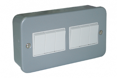 สวิตช์ทางเดียวและสองทาง 6 ช่อง