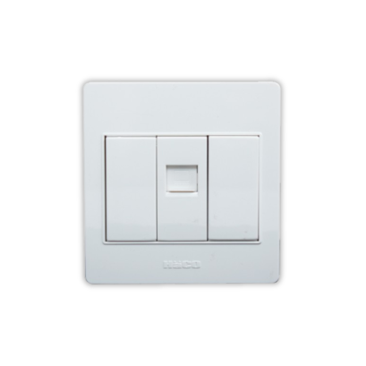 Single Computer Socket Set RJ45 Cat5e+