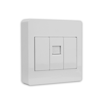 ชุดเต้ารับโทรศัพท์ 1 ช่อง (4 สาย) RJ11