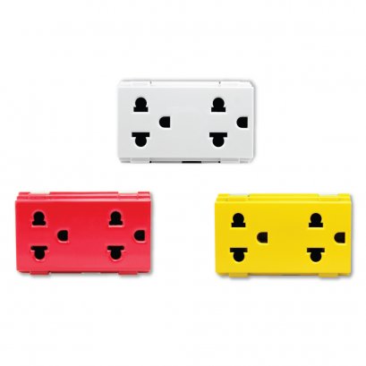Duplex 3 Euro-American Pin Socket Deco Series
