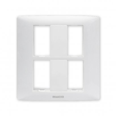 แผงหน้ากาก 4 ช่อง Alpha