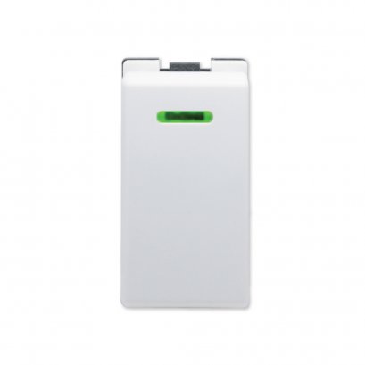 1 Way Swich 1 Module with Green Lamp