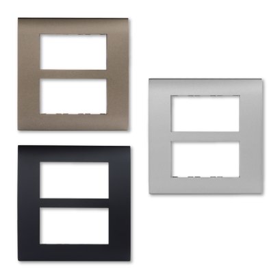 แผงหน้ากาก 6 ช่อง (Rectangle) รุ่นควอทโทร