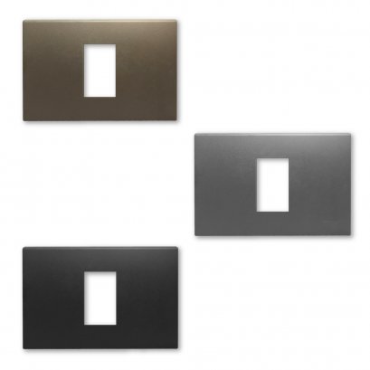 แผงหน้ากาก 1 ช่อง (Rectangle) รุ่นควอทโทร