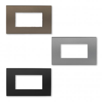 แผงหน้ากาก 3 ช่อง (Rectangle) รุ่นควอทโทร