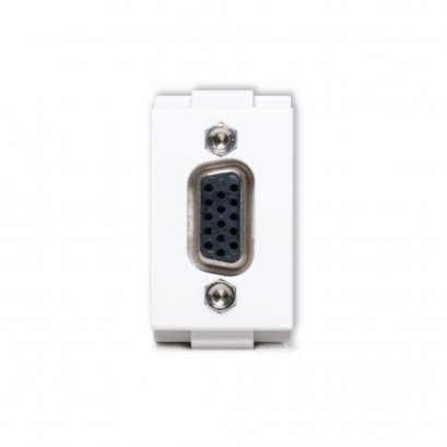 1 Gang VGA Socket (White Color)