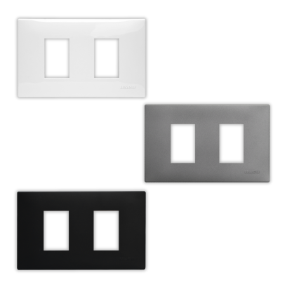 แผงหน้ากาก 2 ช่อง