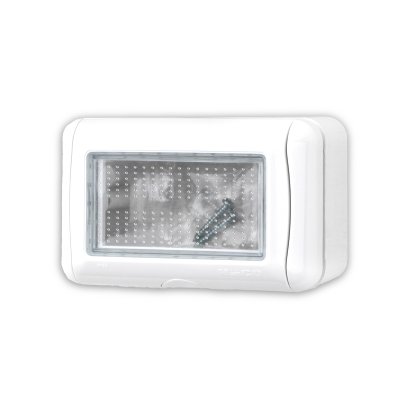 Flush Wetherproof Cover 3 Modules with Box