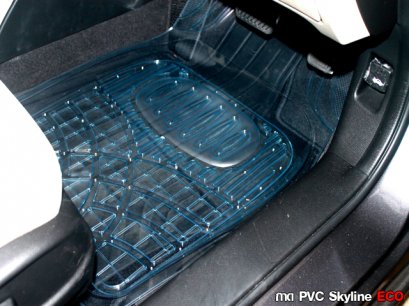 ถาด PVC ปูพื้นรถ LEOMAX รุ่น SKYLINE  สวยสไตล์ญี่ปุ่น  คุณภาพเกินราคา