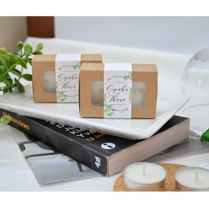 เทียนหอมคู่ บรรจุกล่อง