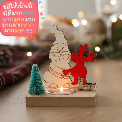 แท่นไม้วางเทียน