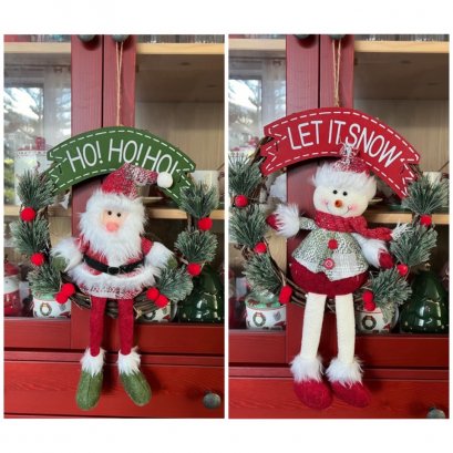 Wreath Christmas Doll