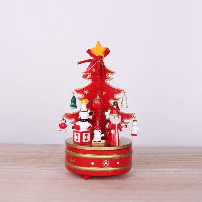 กล่องดนตรีไม้ ต้นสนสีแดง