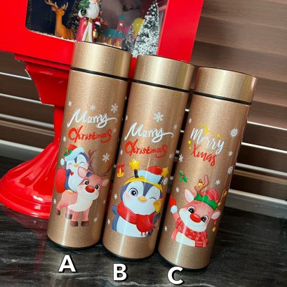 กระบอกน้ำเก็บอุณหภูมิสีทอง