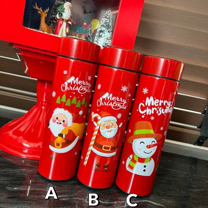 กระบอกน้ำเก็บอุณหภูมิสีแดง